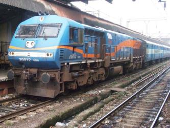 Example of Indian train exterior