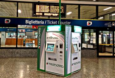Ticket machine at Milan Malpensa