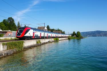 Double Decker Train Exterior