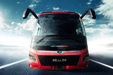 Bus front view